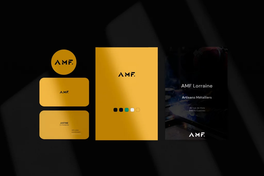 Création de marque In'pact agency métallerie lorraine AMF