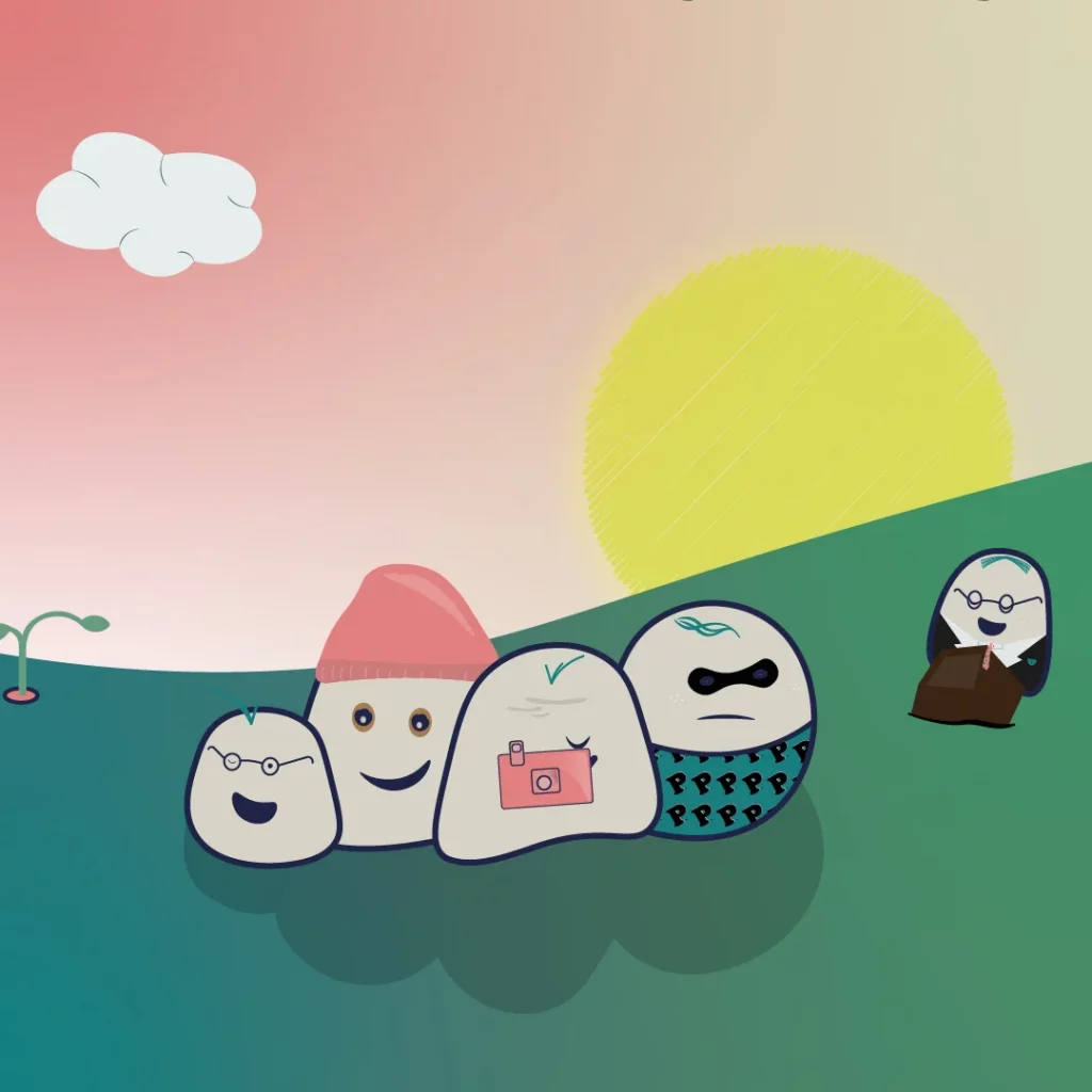 Mascottes design et graphisme les patachons agence IN'pact lorraine