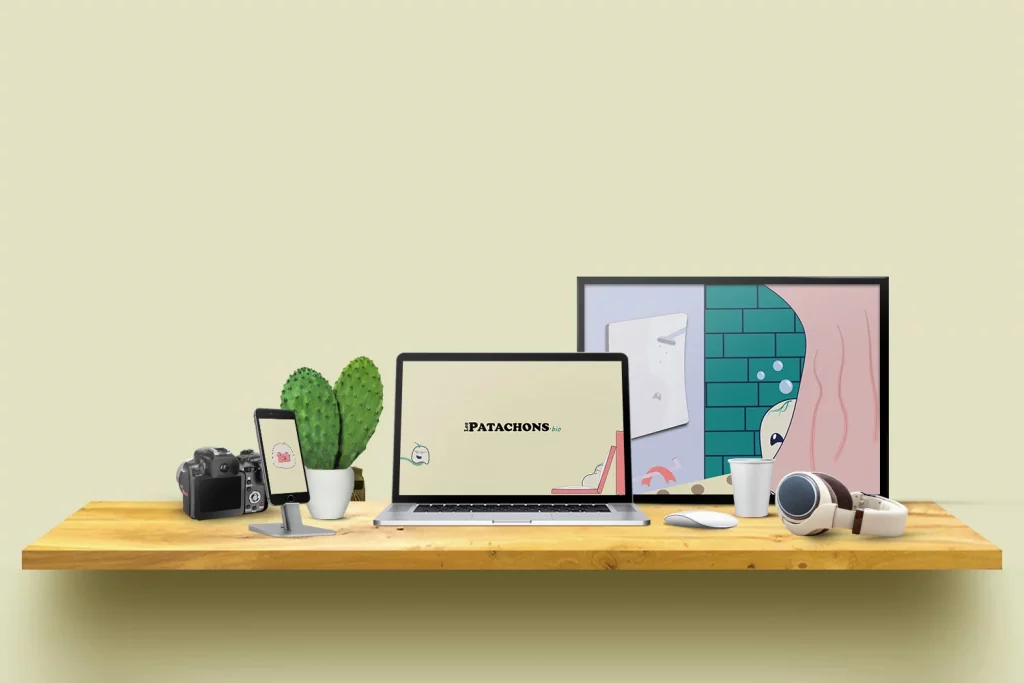 Présentation site web les patachons agence IN'pact